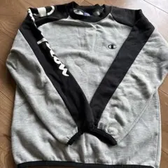 Champion 長袖トレーナー 150サイズ グレー/ブラック