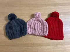 ニット帽　リングコーデ