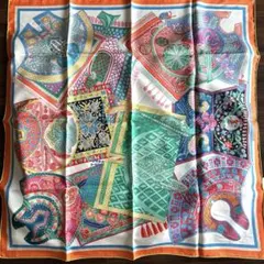 HERMES シルクスカーフ 90x90cm
