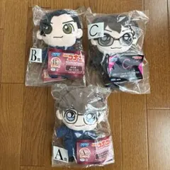 1番 쿠지 名探偵コナン3点セット A賞 江戸川コナンB賞 赤井秀一 C賞 松田陣平