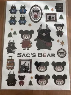 SAC'S BAR ステッカーシート A4サイズ