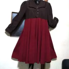 favorite レトロカワイイ　ワンピース　М〜Ｌ