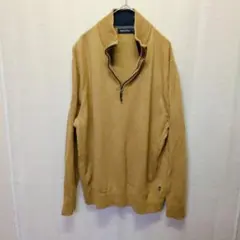 NAUTICA ハーフジップトレーナー　【L】 マスタード