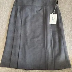組曲　KUMIKYOKU ストライプ ビジネススカート S2