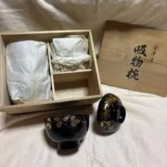 会津塗 吸物椀 5客セット 金蒔絵 漆器のサムネイル