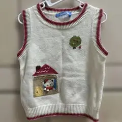 も*よ様 familiar ベビーベスト 80 アイボリー