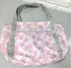 CROCODILE 花柄トートバッグ　ナイロン　軽量　エコバッグのサムネイル
