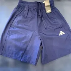 【新品未使用タグ付】adidas ハーフパンツ　S ネイビー