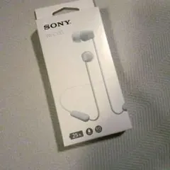 SONY WI-C100 ホワイト ワイヤレスイヤホン