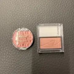 CANMAKE P06 & CEZANNNE 01 ブルベチークセット