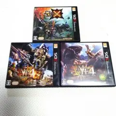 モンスターハンターシリーズ3本セット　3DS