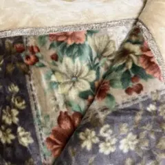 【used品】Kanebo シングル毛布　2枚合わせ　ブラウンのサムネイル