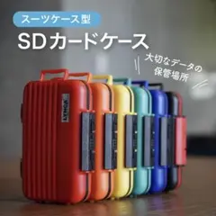 LYNCA スーツケース型 SDカードケース