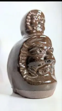 陶器製 福の神の像 貯金箱 - メルカリ