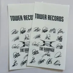 THE RAMPAGE BREAK IT DOWN 発売記念レシート タワレコ