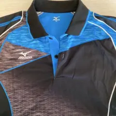Mizuno ポロシャツ 青/黒 グラデーション