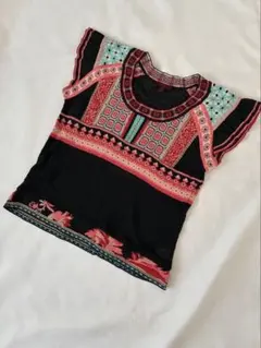 KENZO ケンゾー 半袖ニット 総柄 マルチカラー Mのサムネイル