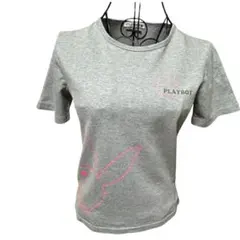 PLAYBOY Tシャツ グレー Mサイズのサムネイル