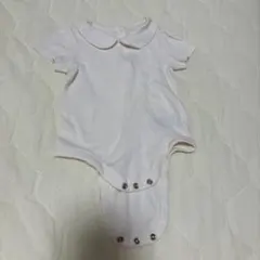 GAP 白　ホワイト　襟付き　ロンパース　6-12month