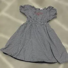 ALGY ギンガムチェック 半袖ワンピース