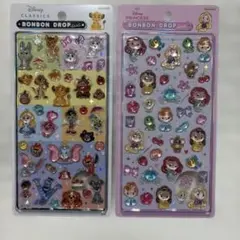 ディズニー　ボンボンドロップシール　プリンセス　クラシック