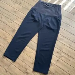 ANGELIEBE マタニティパンツ　ネイビー　Lサイズ