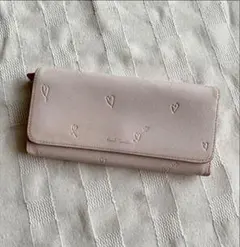 PaulSmith ラウンドファスナー長財布　ピンク　ハート