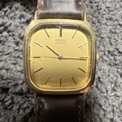 SEIKO QUARTZ 腕時計 ゴールド文字盤 6431-5050 - メルカリ