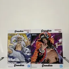 ワンピース Grandista ルフィ 黒ひげ 2種セット - メルカリ