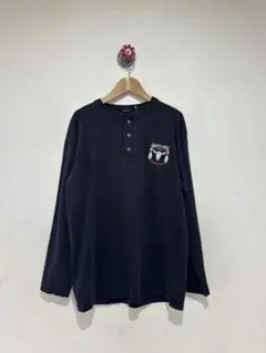 【激レア】90s STURGIS ヘンリーネックTシャツ ビンテージ　USA製のサムネイル