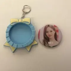 NiziU リオ　ケース付き缶バッチ