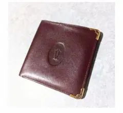 美品 Cartier カルティエ メンズ 二つ折り財布 コンパクトウォレットのサムネイル