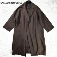 【美品】GALLEGO DESPORTES リネン100% ロングコート　フリーのサムネイル