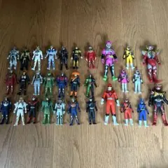仮面ライダー ＆戦隊ヒーローソフビ29体まとめ売り❗️