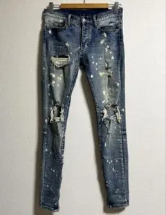 mnml PAISLEY STRETCH DENIM 30 - メルカリ