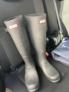 HUNTER ブラック 長靴 38 UK５