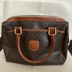 CELINE ブラウン レザー トートバッグ