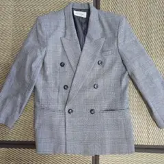 グレンチェック ダブルブレストジャケット