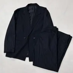 SenseOfPlace レーヨン ストライプ セットアップ スーツ ドレープ