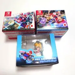 【3台セット】マリオカート8 デラックス プルバックフィギュア ピーチ姫