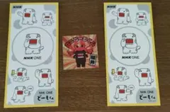 NHKONE 白いどーもくんシール　ご当地カニどーもくん