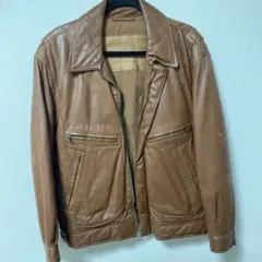 VINTAGE ブラウンレザージャケット