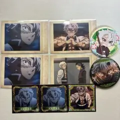 鬼滅の刃　不死川実弥 シール・カード・缶バッジセット