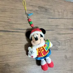 【ディズニーリゾート】ミニーマウス ぬいぐるみストラップ