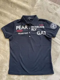 新品未使用、パーリーゲイツポロシャツ、サイズ0、ネイビー
