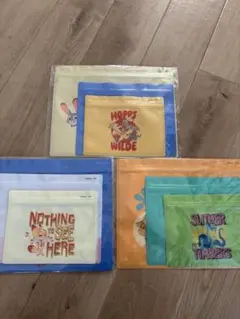 Happyくじ ズートピア2 J賞ジッパーバッグセット