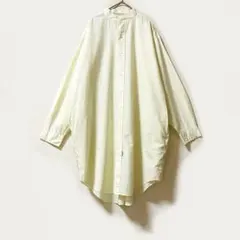 極美品✨ ジムフレックス gymphlex ノーカラー シャツ ワンピース