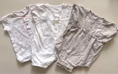 70cm ロンパース・カバーオール 3点セット