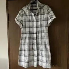 COMME CA DU MODE 半袖チェックシャツ
