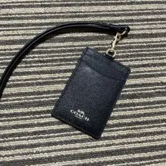 COACH パスケース 定期入れ IDパスケース ネックストラップ